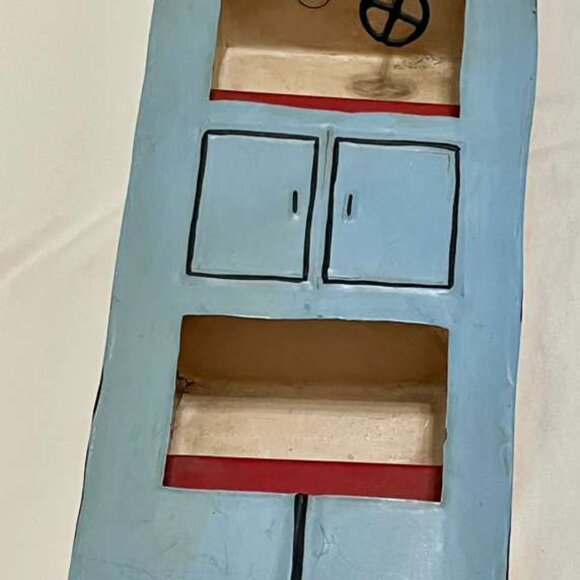 Vintage Handcrafted Model Speed Boat – “Pond Cruiser” – 18.5" - Picture 4 of 11